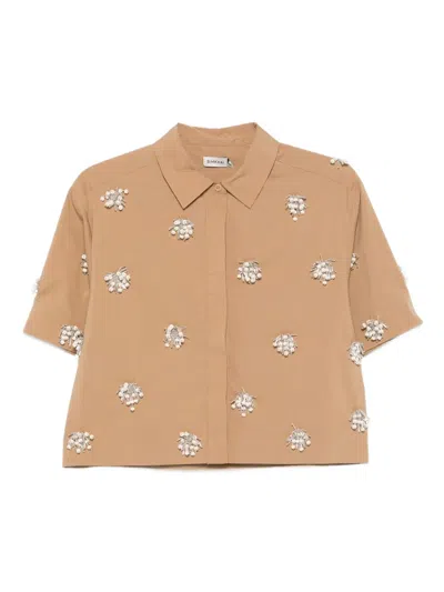 Simkhai Verziertes Hemd In Brown