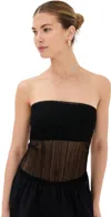 Simkhai Emberly Tube Top Black In Black