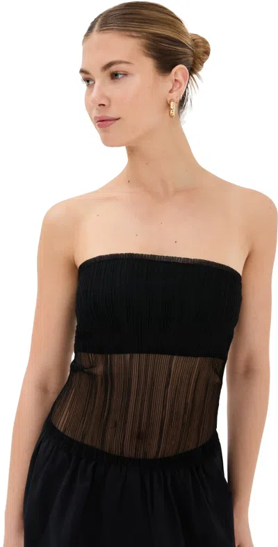 Simkhai Emberly Tube Top Black