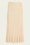 Simkhai Emerie Midi Skirt In Sand Multi