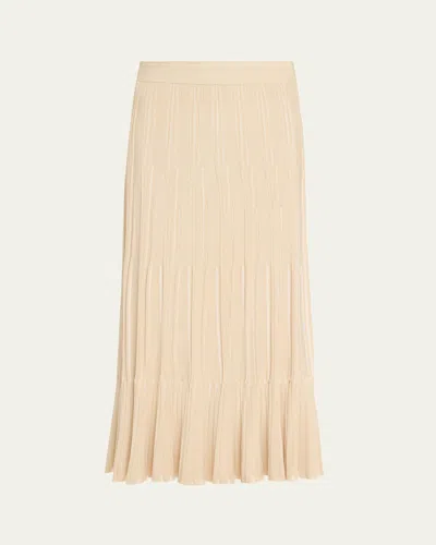 Simkhai Emerie Midi Skirt In Sand Multi