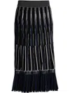 Simkhai Emerie Midi Skirt In Blue