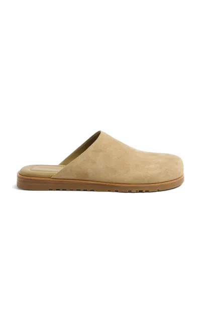 Simkhai Emery Suede Clog In Neutral