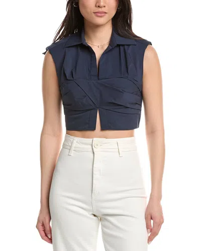 Simkhai Emie Cropped Top In Black