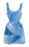 Simkhai Emilie Linen Sequin Mini Dress In Blue