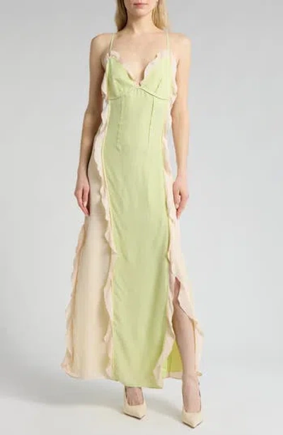 Simkhai Emily Ruffle Cami Maxi Dress