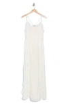Simkhai Emily Ruffle Cami Maxi Dress In Ivory