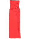 Simkhai Emma Bustier Dress In Red