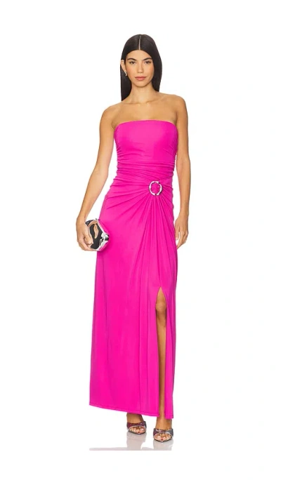 Simkhai Emma Bustier Gown In Pink