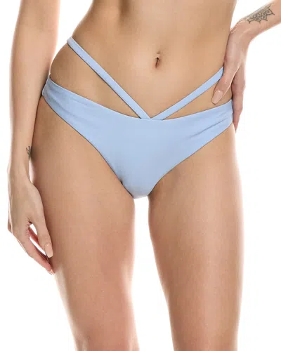 Simkhai Emmalynn Strappy Bikini Bottom In Blue