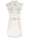 Simkhai Esmee Mini Dress Ivory Multi In White