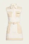 Simkhai Esmee Sleeveless Mini Utility Dress