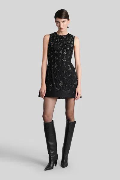 Simkhai Evelina Mini Dress In Black Polyamide
