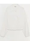 Simkhai Everli Cropped Jacket In White