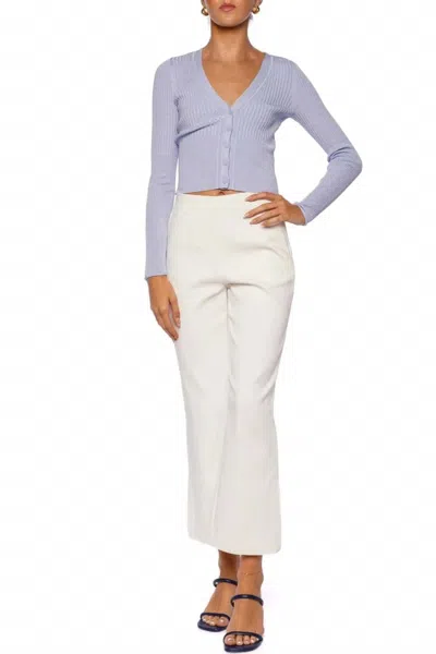 Simkhai Evie Cropped Pant In Ivory In White