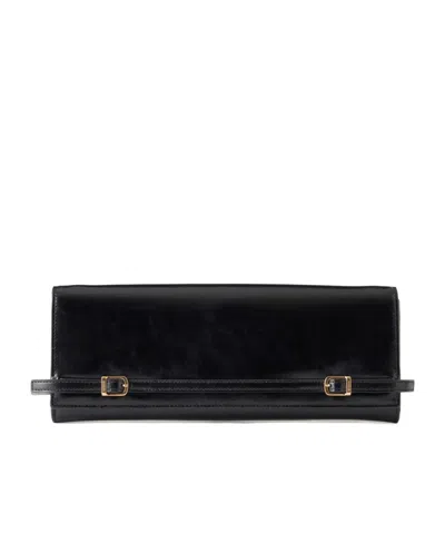 Simkhai Exquisite Leather Clutch In Black