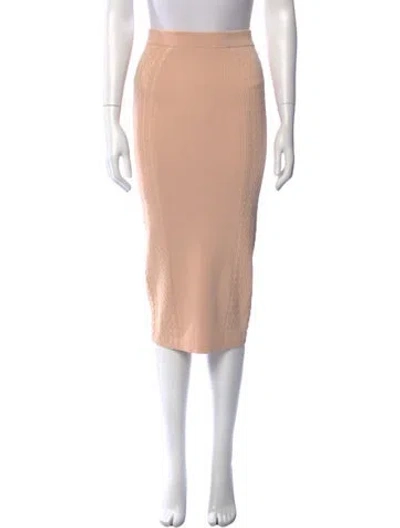 Pre-owned Simkhai Eyelet Trim Midi Length Skirt In Pink