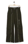 Simkhai Fabiana Belted Cargo Pants In Green