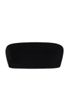 Simkhai Falan Compact Knit Bandeau Top In Black