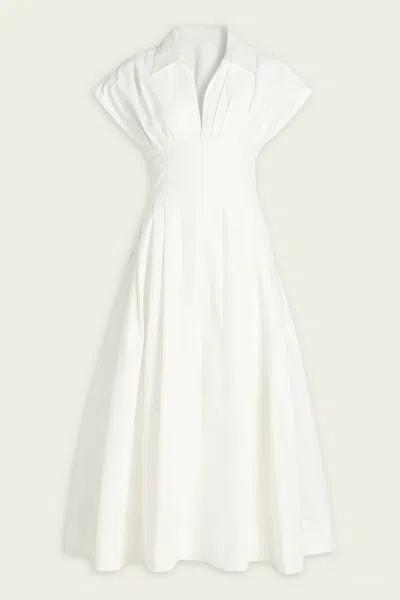 Simkhai Farlow Midi Dress In White