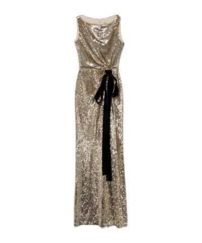 SIMKHAI FELICITY SEQUIN MAXI DRESS