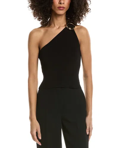 Simkhai Fenix One Shoulder Top In Black