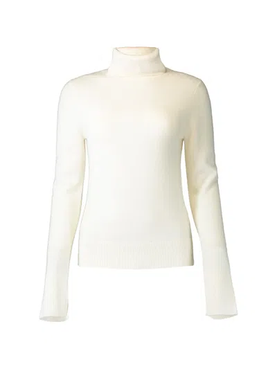 Simkhai Fenwick Turtleneck Sweater In White