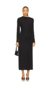 Simkhai Ferrera Midi Dress In Black