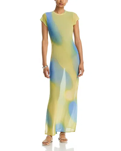 Simkhai Fia Midi Dress Swim Cover-up In Multi