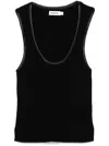 Simkhai Cobain Tank Top In Black In Black