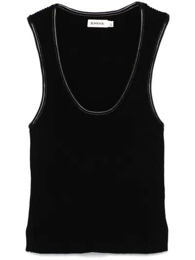 SIMKHAI FINE-RIBBED TANK TOP