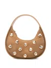Simkhai Finn Studded Shoulder Bag In Brown