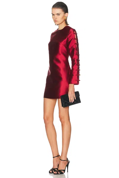 Simkhai Fiora Long Sleeve Mini Dress In Black