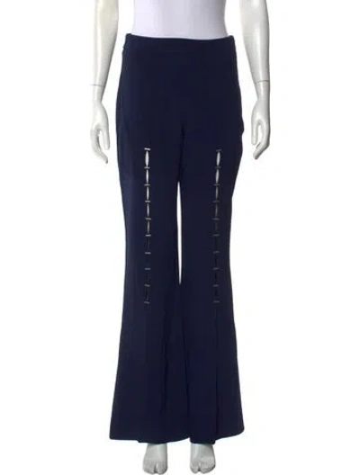 Pre-owned Simkhai Flared Pants In Blue