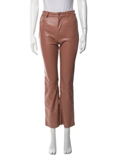 Pre-owned Simkhai Flared Pants In Brown