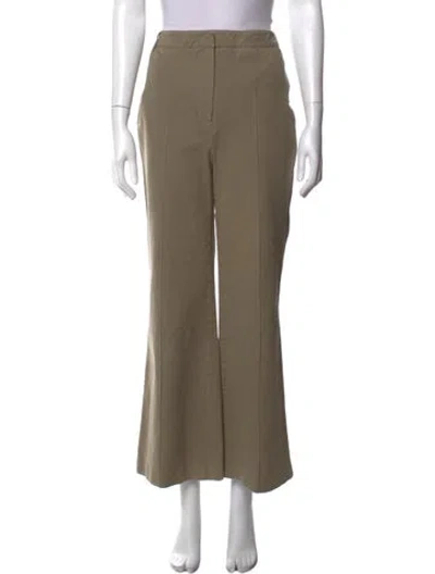 Pre-owned Simkhai Flared Pants In Green