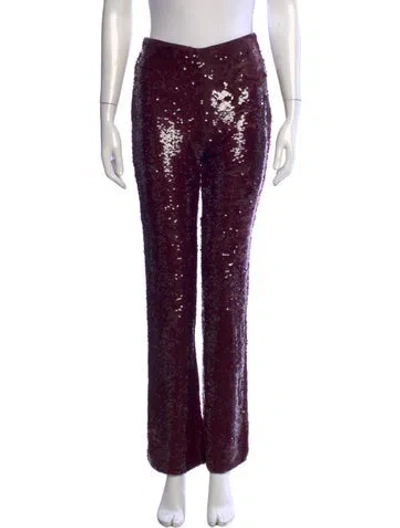 Pre-owned Simkhai Flared Pants In Purple
