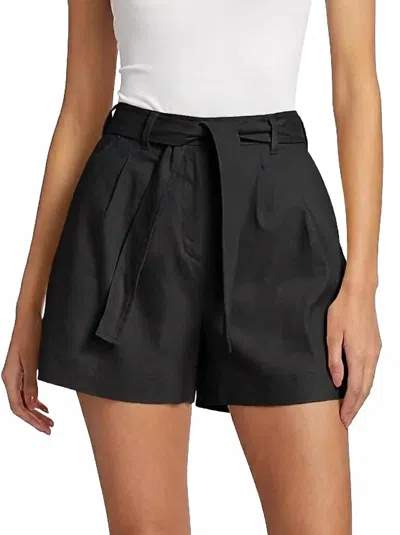 Simkhai Fletcher Pleated Shorts In Black