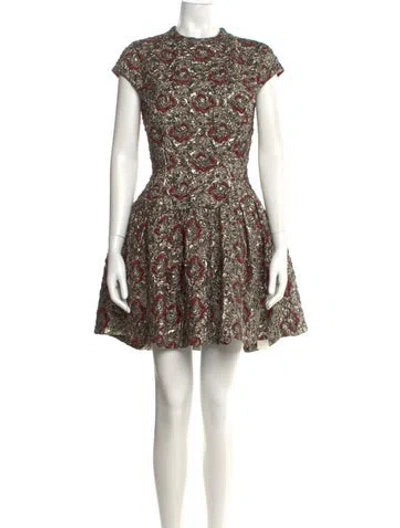 Pre-owned Simkhai Floral Print Mini Dress In Multi