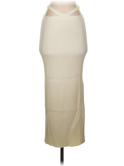 Pre-owned Simkhai Formal Skirt In Ivory