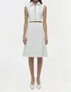 Simkhai Foster Suiting Midi Skirt In White