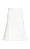 Simkhai Foster Suiting Midi Skirt In Ivory