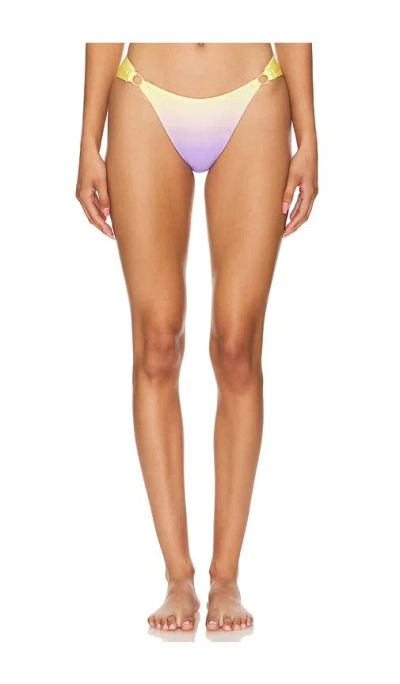 Simkhai Francesca Bikini Bottom In Jam Sunset Ombre