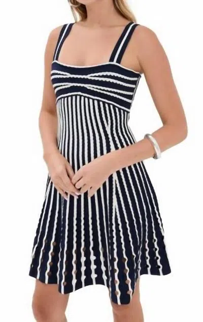 Simkhai Franklin Mini Dress In Midnight Multi In Blue