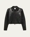 Simkhai Freeman Leather Jacket In Black