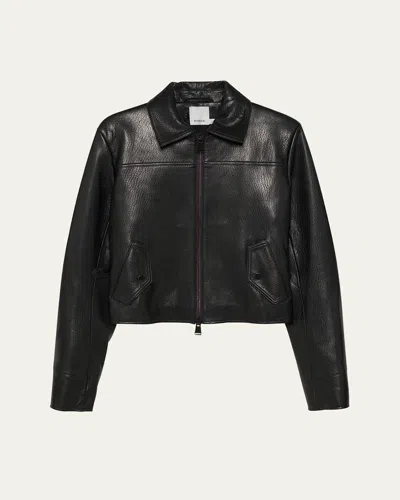SIMKHAI FREEMAN LEATHER JACKET