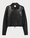 Simkhai Freeman Leather Jacket In Black