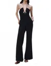 Simkhai Gala Plisse Cut Out Jumpsuit In Black In Black