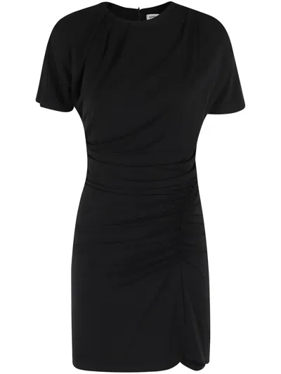 Simkhai Gathered Dress In Black