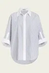 Simkhai Gemma Cotton Button Up Top